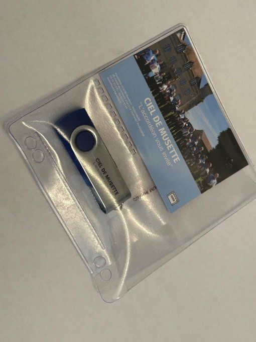 Clé USB Ciel de Musette - "L'accordéon vous invite"