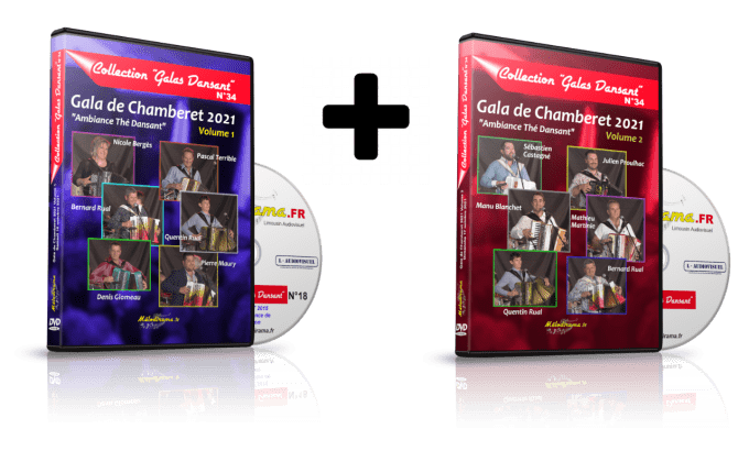 Pack 2 DVD : Chamberet 2021 Volume 1 & 2