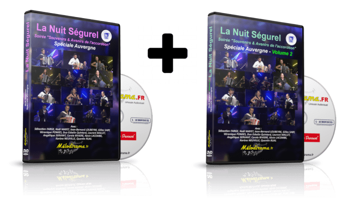 Pack 2 DVD : Nuit Ségurel 2018 "Spéciale Auvergne" - Volume 1 & 2